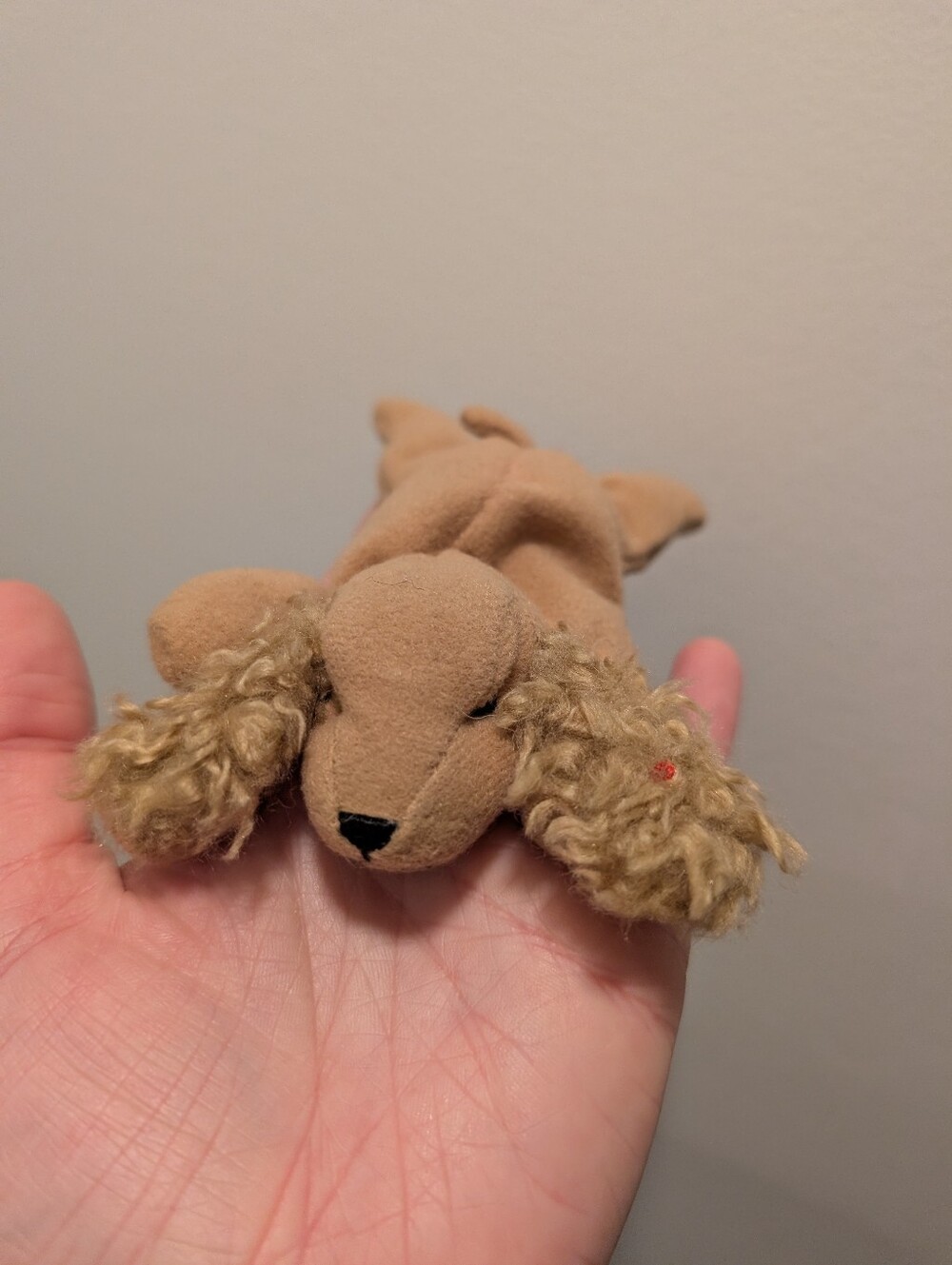 "Spunky" Ty Teenie Beanie Babies Cocker Spaniel Dog By McDonald's